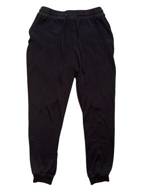 Women's Black Jogger Pants with Drawstring Waist